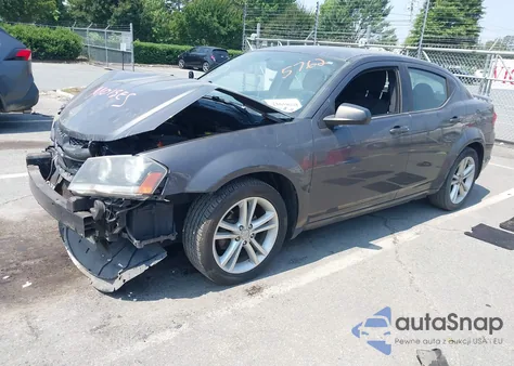 2014 Dodge Avenger Se from USA, damaged, VIN 1C3CDZAB5EN225762